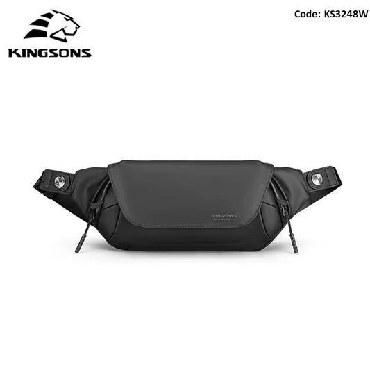 Kingsons, KS3248W Compact EDC Sling ? Water-Proof Crossbody with Magnetic Buckle