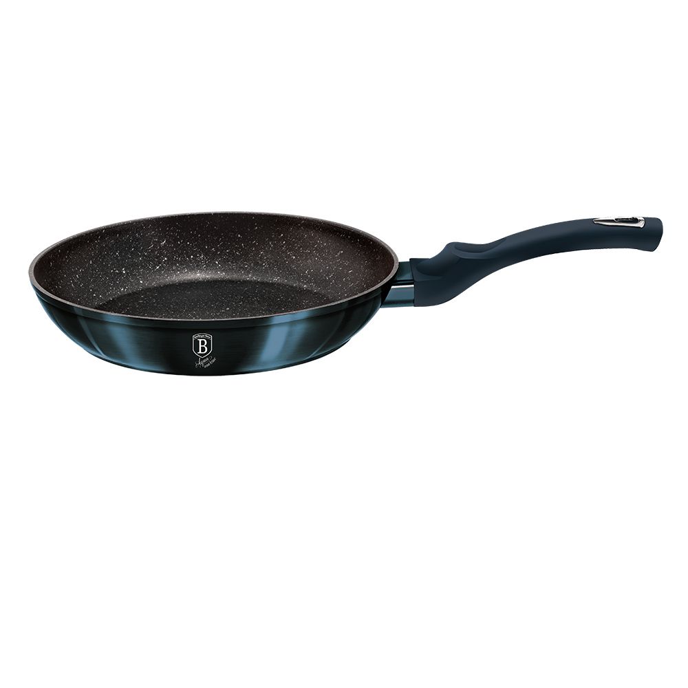 Berlinger Haus, Frypan, 24 Cm, Metallic Line Aquamarine Edition<Br><Br>Free Protector