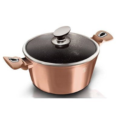 Berlinger Haus, Casserole With Lid, 30 Cm, Metallic Line Rose Gold Edition