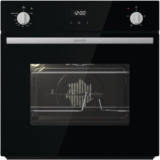 Gorenje, Oven Gas 60 Cm Convection Black