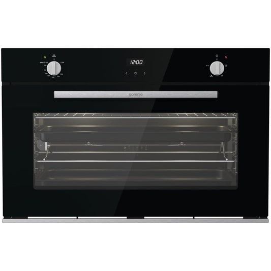 Gorenje, Oven Gas 90 Cm Convection Black