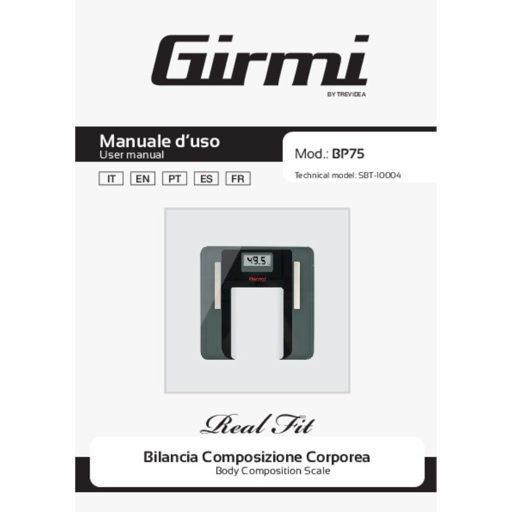 Girmi BD75 Smart Body Composition Scale