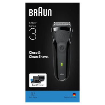 Braun, Black Electric Shaver Series, BRA-300BT