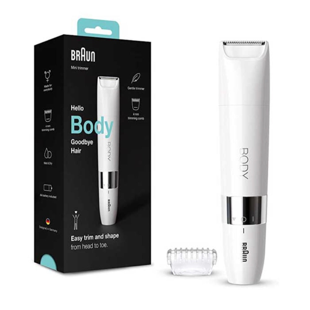 Braun, Men'S Body Trimmer + 4 Mm Trimming Comb