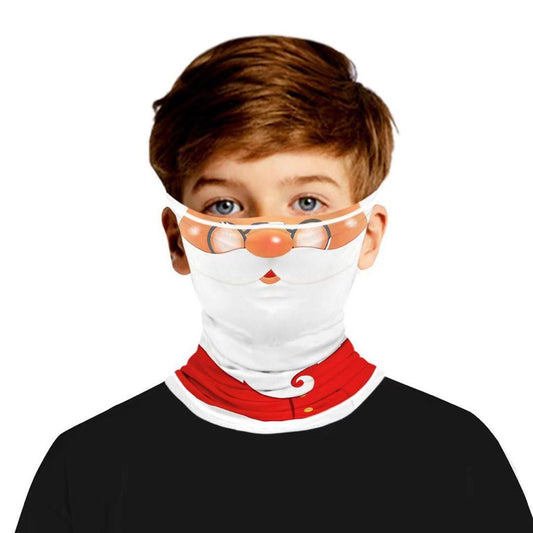 Smile Yalla, Multi Head Wear Scarf, Christmas Santa Noel, Big