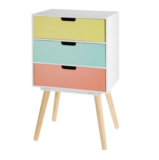 Cabinet With 3 Drawers 40X30X70Cm