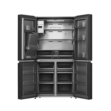 Hisense, Fridge Pureflat 577L Freestanding Cross Door, Smart Touch Screen, Plumbed Water And Ice Dispenser, HSN-RQ760N4I