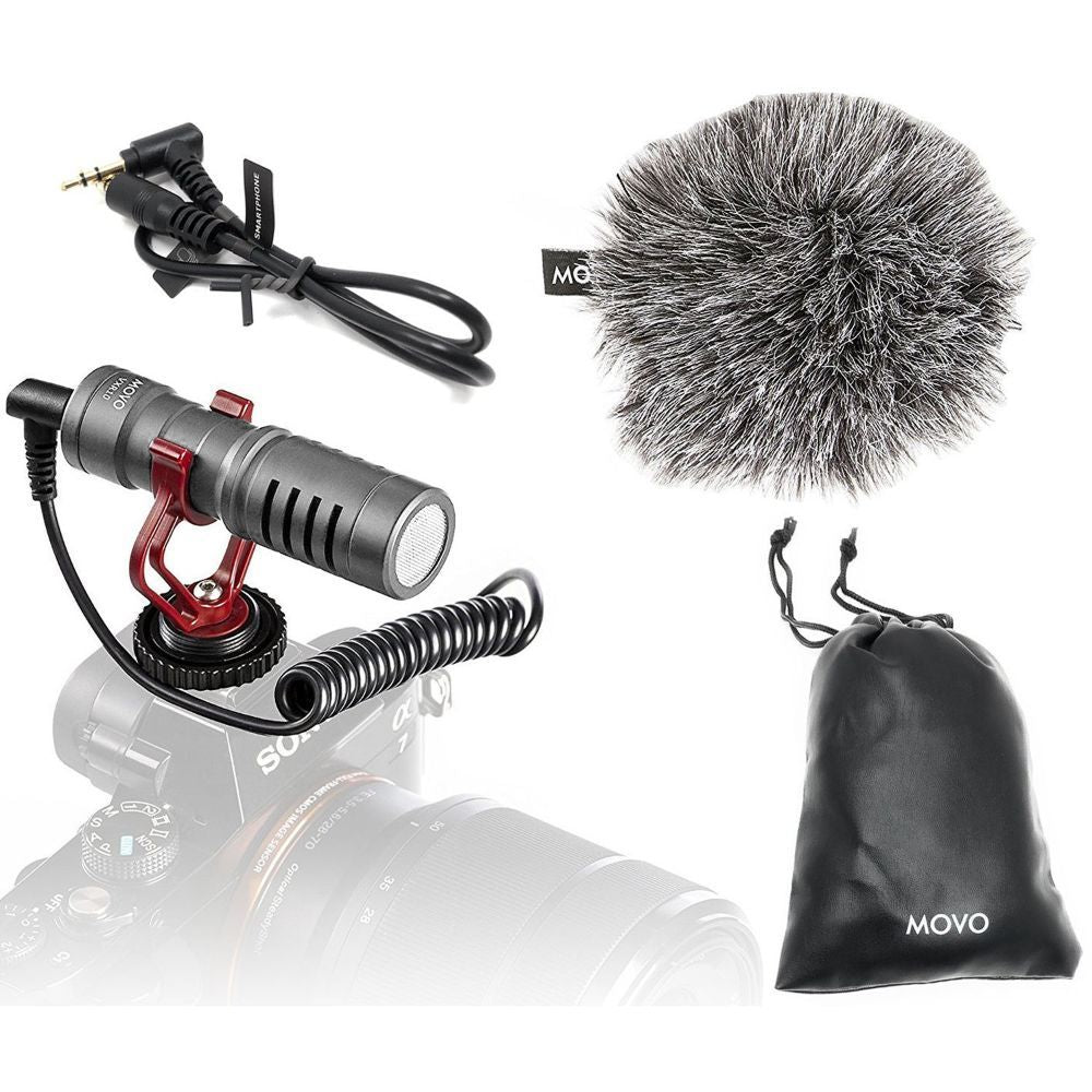 Cardroid Microphone for both Camera and Smartphone - VXR10
