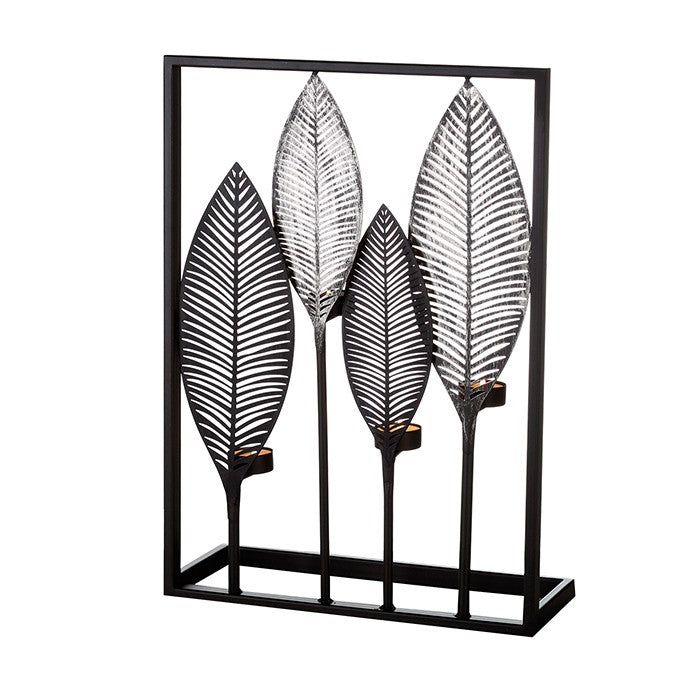 Candle Holder 'Palm Leaves' 50 cm