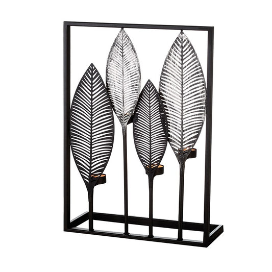 Candle Holder 'Palm Leaves' 50 cm