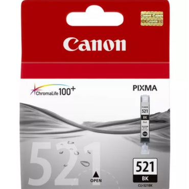 Canon, Black Ink Tank, CLI-521BK