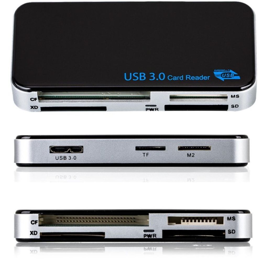 Conqueror, Card Reader 3.0 All in One SD, MS, M2, CF, XD, MICRO SD and TF - CCR001