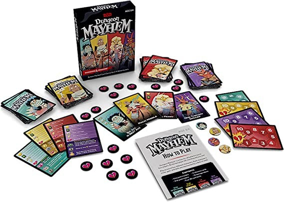 Dungeon Mayhem | Dungeons & Dragons Card Game | 2-4 Players, 120 Cards