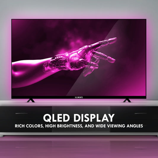 KB Element 50-Inch QLED TV UHD 4K Smart Frameless - WebOS, ELT50WQ8DE