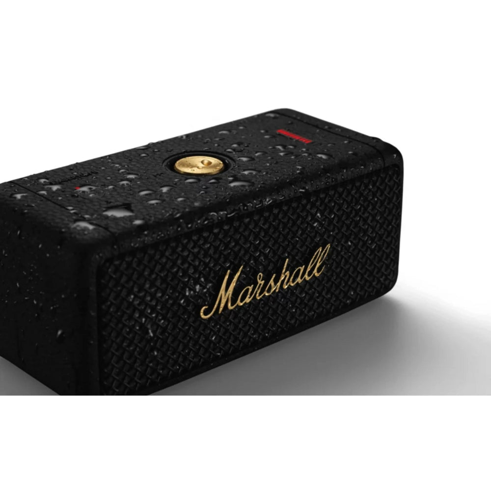 Marshall Emberton Portable Bluetooth Speaker — 20+ Hours Playtime