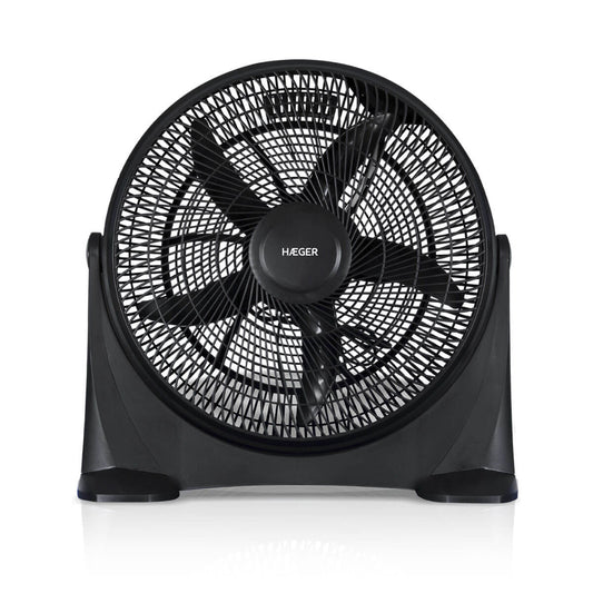HAEGER Semi-Industrial Floor Fan Hover Wind – 50cm, 90W, 3 Speeds, FF-020.007A
