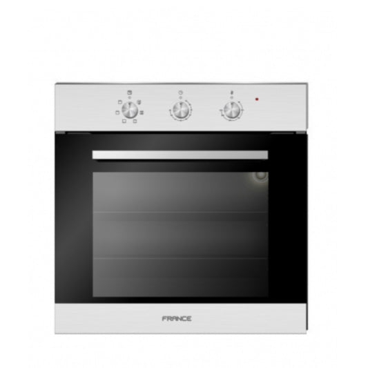 France, Built In Oven 60Cm, Gas/Gas + Convection, Inox, Soft Close Door (Made In Italy)