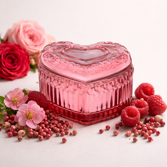 Rose in No Man's Land Scented Heart Candle | FINMANLIFE, SK932P