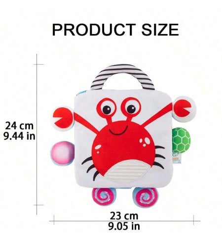 Interactive cloth book with animal bells