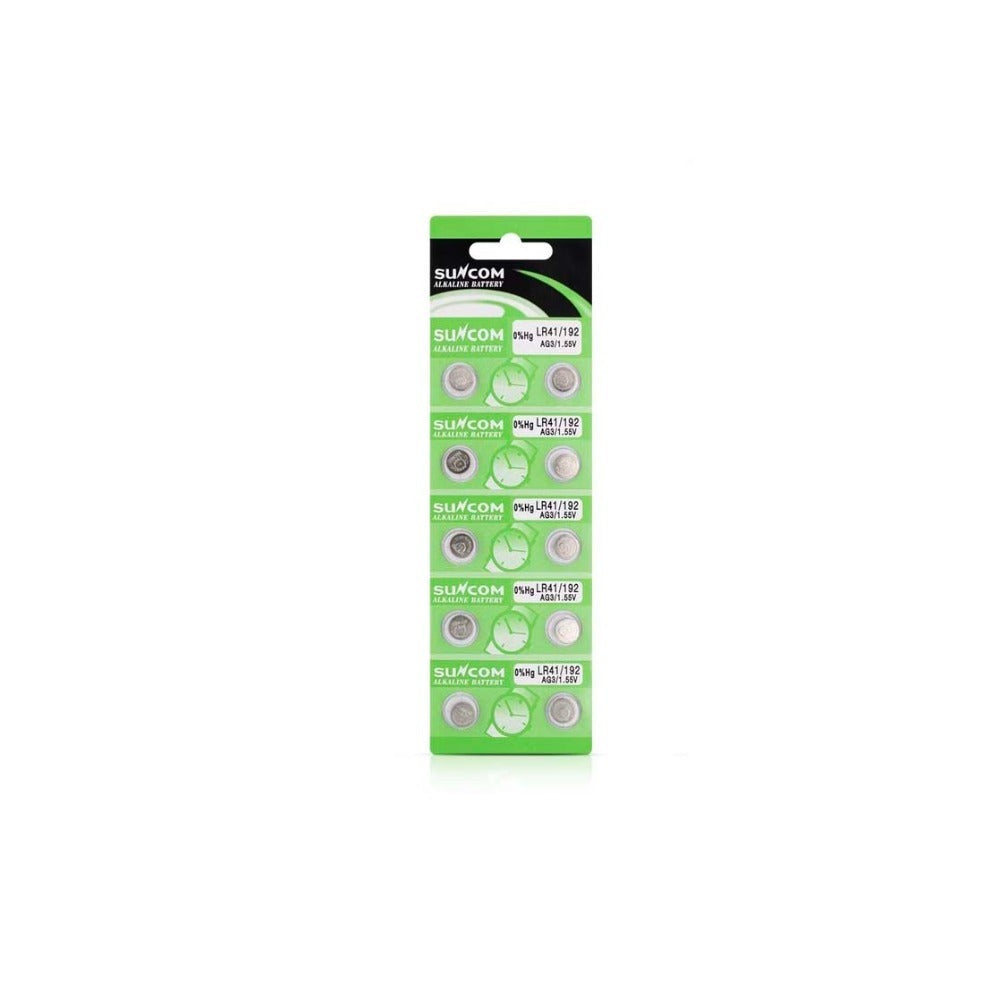 Suncom, LR41 Watch Battery Pack of 10