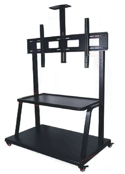 Conqueror, Moving Floor Stand With Shelf For Led / Lcd / Plasma Tv 60''-120'' - Hfl6