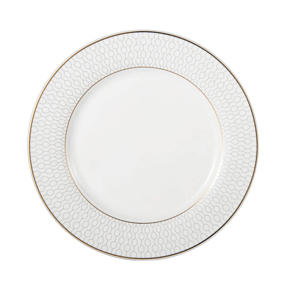 Sym Arris Silver Round Plate 27cm, HJCNB-01P2AR