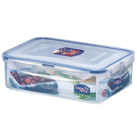 LocknLock, Rectangular Short Food Container 1.6L,Hpl824