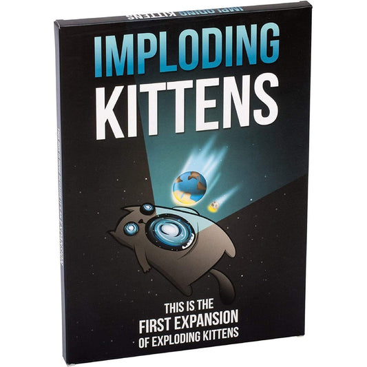 Imploding Kittens, Expansion Set - A Russian Roulette Card Game, Easy Family-Friendly Party Games - Card Games For Adults, Teens & Kids - 20 Card Add-On
