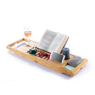 Innovagoods Extendable Bamboo Bath Tray Trayth, V0103785