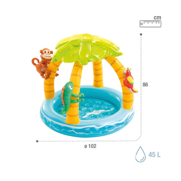 Intex Tropical Island Baby Pool 102x86cm, INT-58417NP