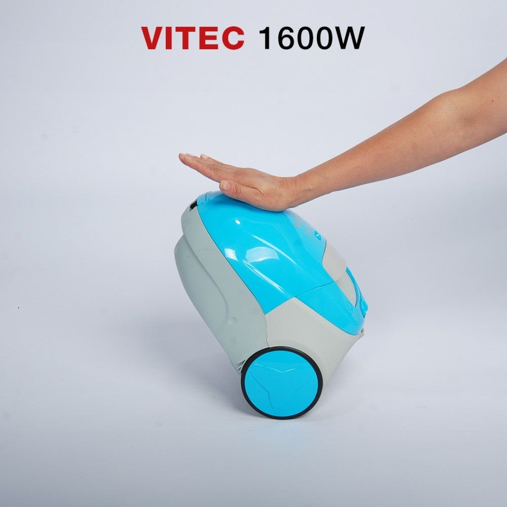 Vitec, Vacuum Cleaner, 5M + Telescopic Pipe, Reusable Bags, 1600W