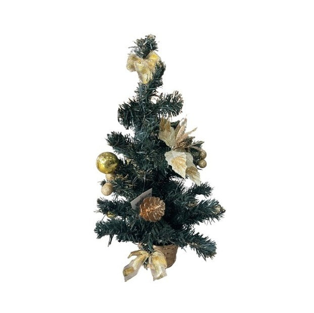 Christmas Tree With Decoration 60 cm Gold