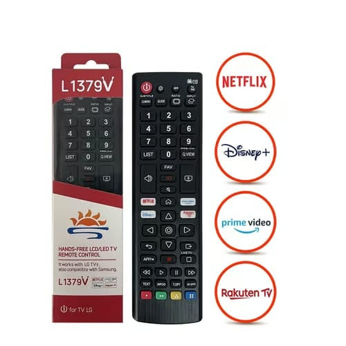 Remote Control for LG Tv, L1379V