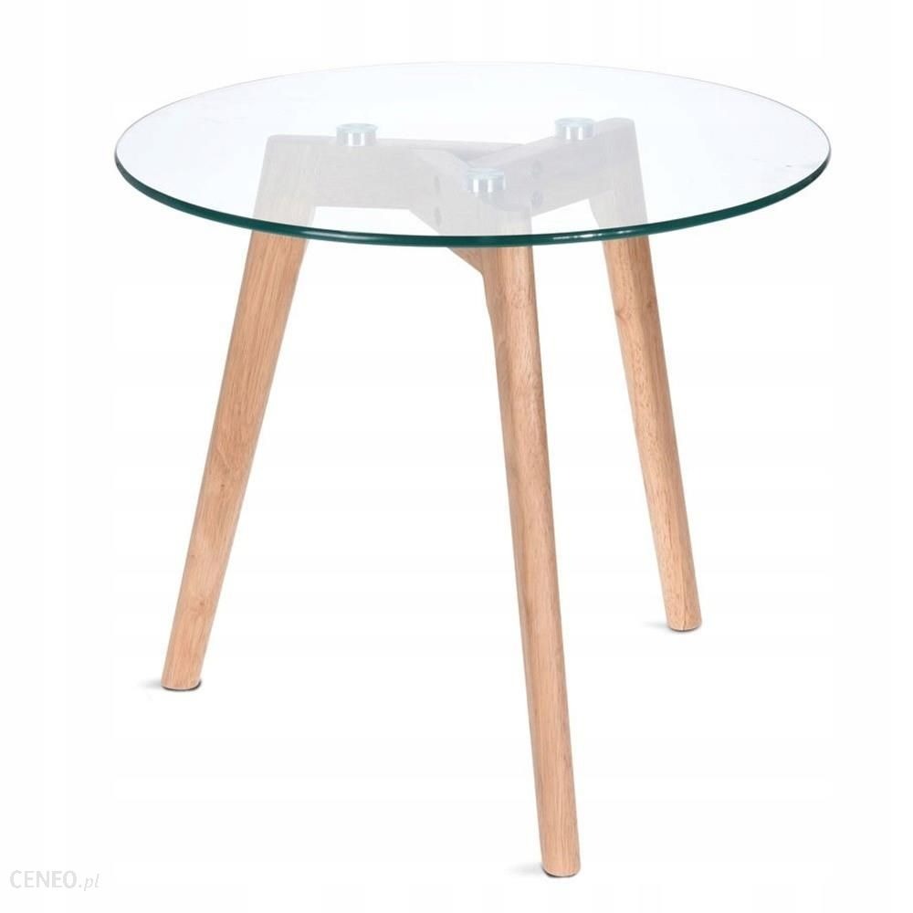 Side Table Glass Top 40 Cm