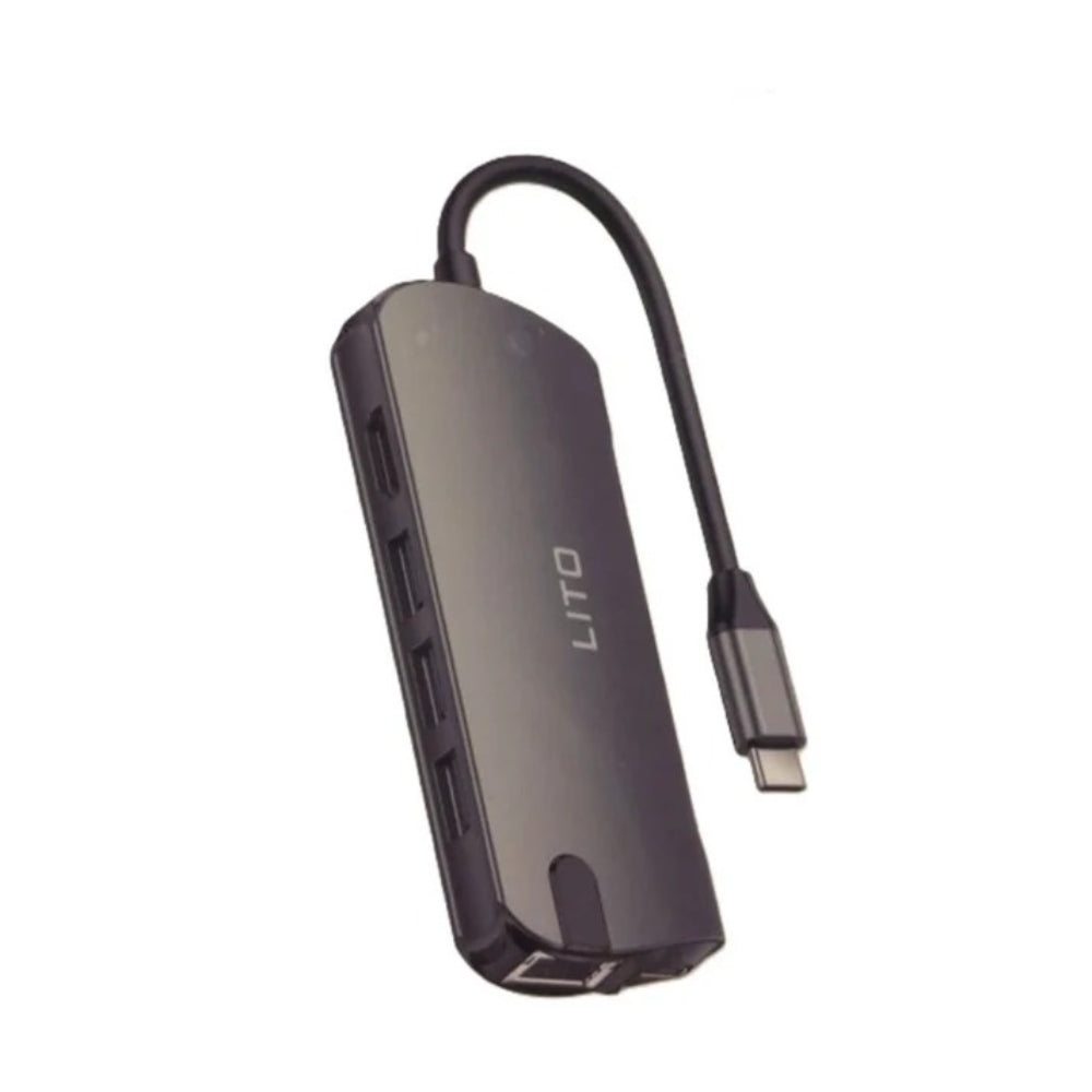LITO LD-H01 8-in-1 Type-C Hub Docking Station
