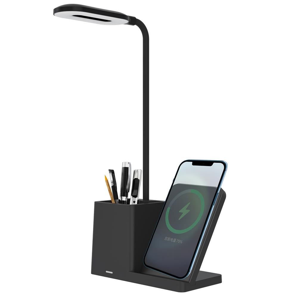 Conqueror, Table Lamp With Charging Station D3L