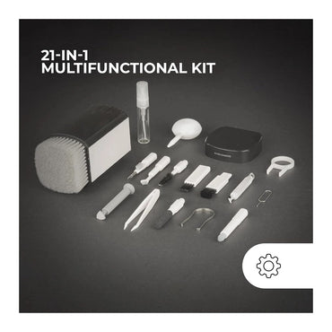 Mars, Gaming Ma-Kit, 22-In-1 Multi-Functional Portable Electronic Cleaning Kit, Soft Brushes And Lint-Free Cloth