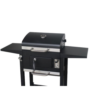 Pro Barbecue, Charcoal Grill And Smoker, 3 Grilling Levels , Thermometer 109Cm + Cover, Dimension (Wxdxh) 109X40X95 Cm