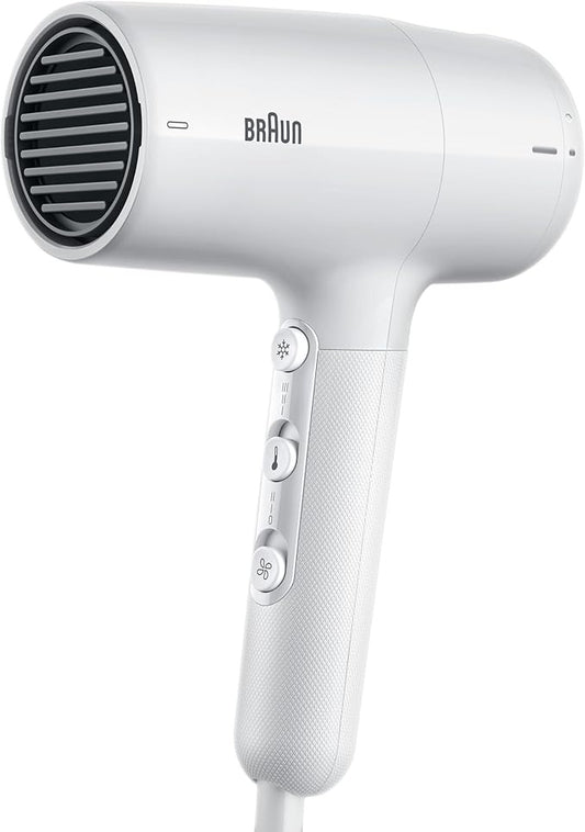 Braun, BRHD210E Hair Dryer HD2.1, Hair Dryer with Nozzle, 2100W with 3 Temperature and 2 Speed Levels