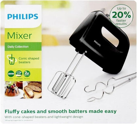 Philips, Hand Mixer, 300W, 5 Speed ??Settings, Stainless Steel Accessories