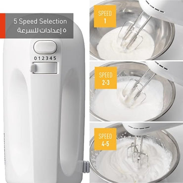 Panasonic, Hand Mixer With Bowl 175W 5 Speeds