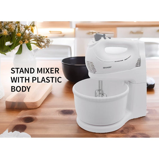 Sharp, Stand Mixer 2-In-1 Hand Mixer 250W