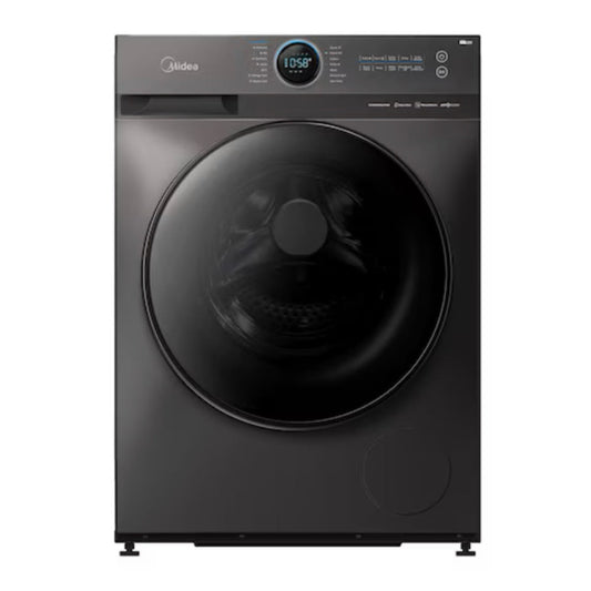 Midea, Washing Machine 11Kg Front Load, Quatro Inverter 1400Rpm+ Add Wash + Wifi (Silver)
