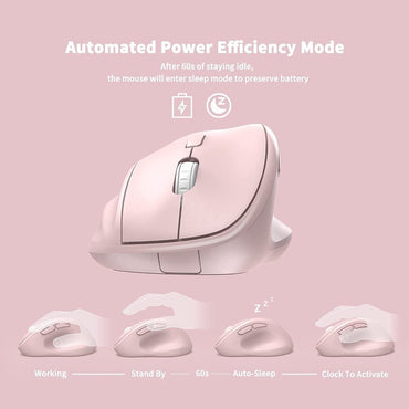 Micropack, MP-V01W Silent, 1600Dpi, Ergonomic Wireless Mouse, Maximum Comfort Reduce palm fatigue when use for long time, Available in Different Colors