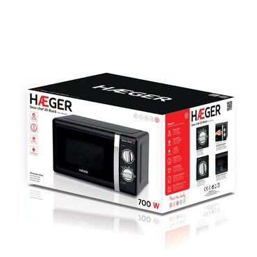 Haeger, Sous-Chef Microwave - 20L, Black, MW-70B.007A