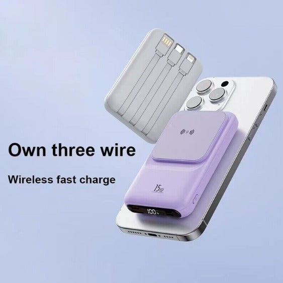 Moxom, Mx-Pb106 Wireless 15W With 3 Cable
