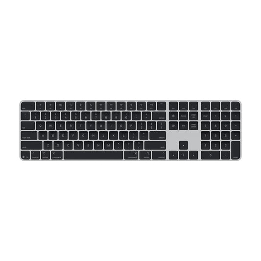 Apple, Magic Keyboard With Touch Id & Numeric Keypad (Usb-C) - Black