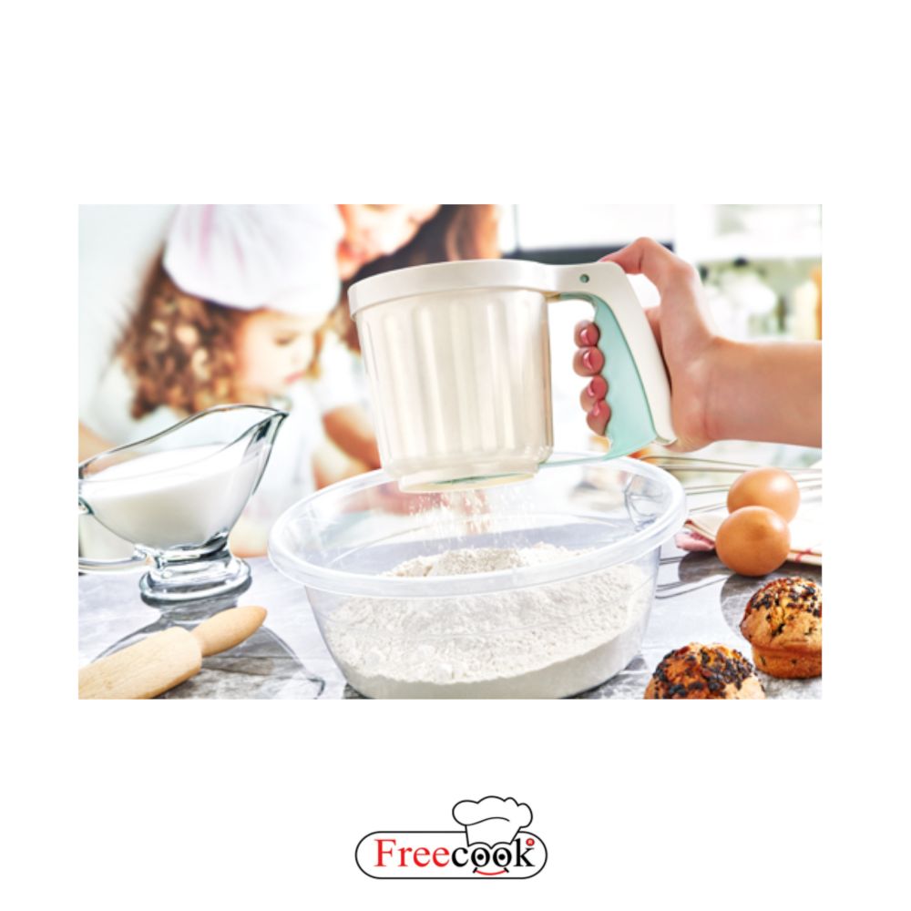 Freecook, Elegance Flour Sieve Green