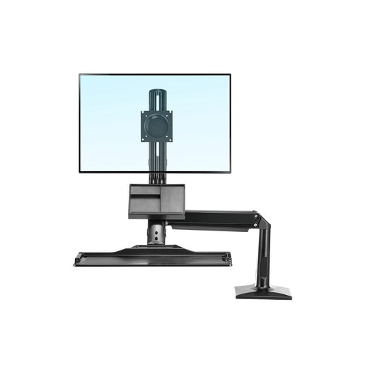 Westinghouse, NB Desk Mount with Keyboard Tray for 19-27 Inch Screens Up to 9Kg Load Full Motion - NB35.