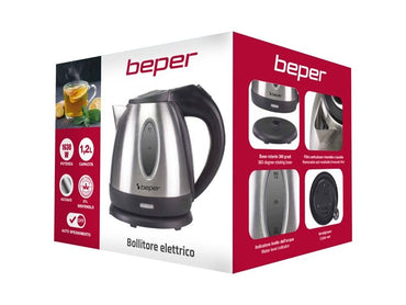 Beper, Stainless Steel Electric Kettle, P101BOL001